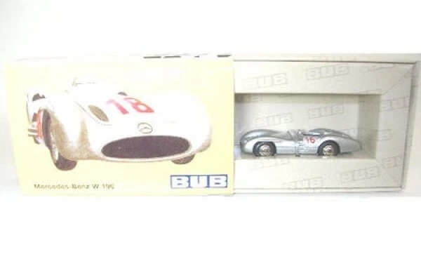 Mercedes-Benz W196 No.16 Gp Monza Formula 1 1955 (Sir Stirling Moss) 1:87 Bub - Immagine 1 di 1