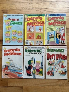 Dennis the Menace 1970s Comic Book Yearbook Christmas Big Bonus Series Lot Of 6 - Picture 1 of 4