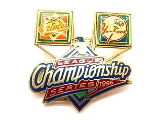 1996 New York Yankees vs Baltimore Orioles Championship Series Lapel Pin - Picture 1 of 2
