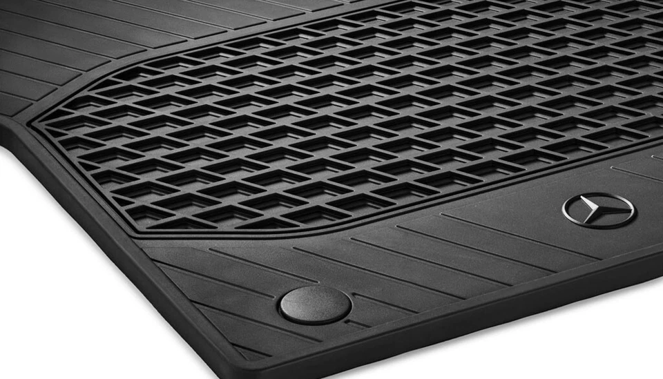 Mercedes Benz Original Set Rubber Floor Mats C 910 Sprinter Rhd New - Image 1 of 1