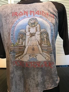 Rare Vintage 1984 Iron Maiden Powerslave Tour Shirt Size XL Rock Metal - Bild 1 von 8