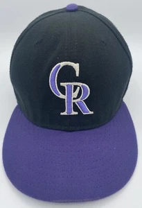 Colorado Rockies New Era Official On-Field 59FIFTY Fitted Hat 7 1/2 - Picture 1 of 10