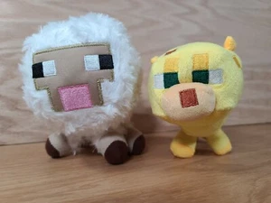 Mojang Minecraft Baby Ocelot & Sheep 6" Plush 2014 By Jazwares - Picture 1 of 12