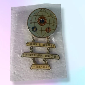Vintage Lions Club International Director Pin Sammlerstück mit Anstecknadel Rückseite - Bild 1 von 6