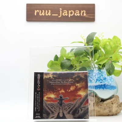 Attack on Titan The Final Season Original Soundtrack Complete Album 3CD+BD New - Image 1 of 3