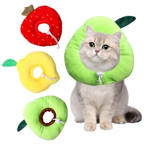 Cat Recovery Collars Rabbit Protective Cones After Surgery Soft Cute Fruit-Shape - Picture 1 of 10