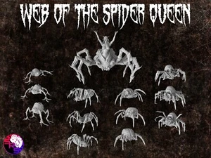 Web of the Spider Queen | 3D Printed Miniatures | DnD | Pathfinder | Wargaming - Picture 1 of 8