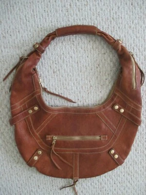 Bolso de Mano Hobo Andrew Marc Marrón Coñac     Foto 1 de 4