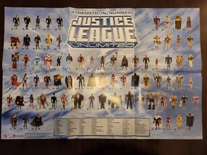 Justice League Unlimited DC Action Figure Promo Poster 30 x 20 Batman Superman - Picture 1 of 6