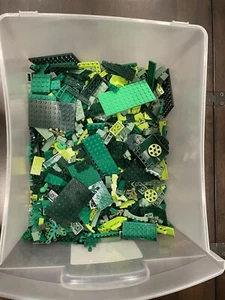 LEGO 200+ GREEN PIECES FROM BULK! SORTED RANDOM LOT! - Picture 1 of 1