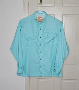 Habit Roll Up Snap Langarm Herren Hemd Gr. 2XL Button Down Belüfteter Rücken - Bild 1 von 11