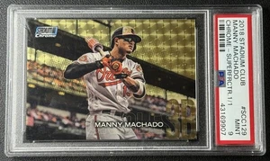 1/1 MANNY MACHADO PSA 9 2018 TOPPS STADIUM CLUB #SCC-129 CHROME SUPERFRACTOR 1/1 - Picture 1 of 2