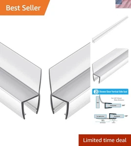 Vertical Polycarbonate H-Jamb Seal for 3/8" Glass Doors - Picture 1 of 6