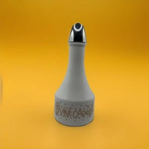 VTG Gemco Butterfly Gold Oil & Vinegar Cruet Flower Milk Glass USA - Picture 1 of 11