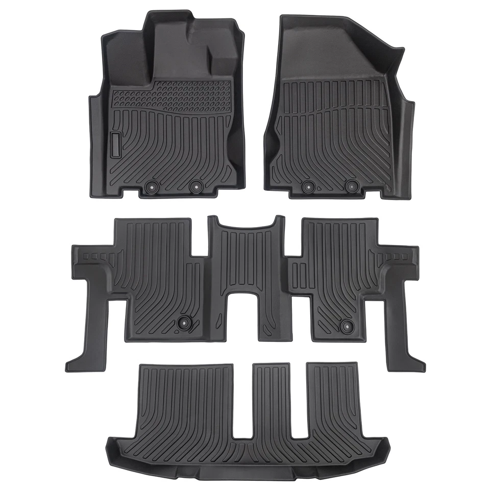 3D TPE Floor Mats Liners Set for 2013-2020 Nissan Pathfinder 14-20 Infiniti QX60 Foto 1 de 4