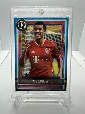 2020-21 Topps Museum Malik Tillman Rookie Card Blue Sapphire Parallel /75 USMNT - Image 1 of 2