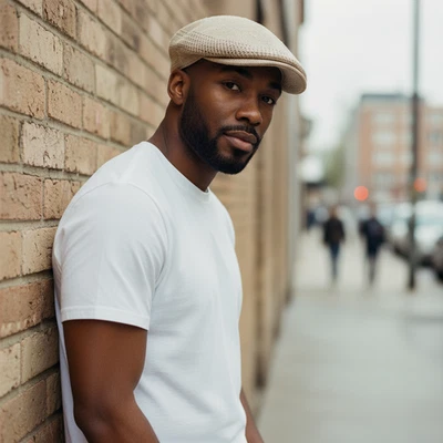 Vintage Kangol Flat Newsboy Cap Sz L Tan Ventaire Hip Hop Cabbie Classic 504 - Image 1 of 4