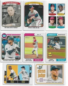 2023 Topps Heritage Complete Master Set (580 Cards) 1-500 w/ SPs 5 Insert Sets - Picture 1 of 1