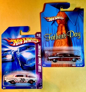 2 HOT WHEELs '57 CHEVY BEL AIR HDTPS...2008 Engine Revealers & Kmart Vatertag - Bild 1 von 3