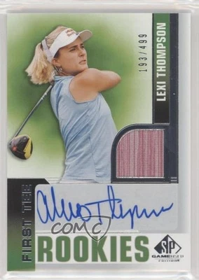 2021 SP Game Used First Tee Level 1 193/499 Lexi Thompson Rookie Relic Auto RC - Image 1 of 3
