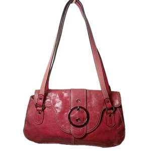 Cute Pink Leather Shoulder Bag Purse - Picture 1 of 8