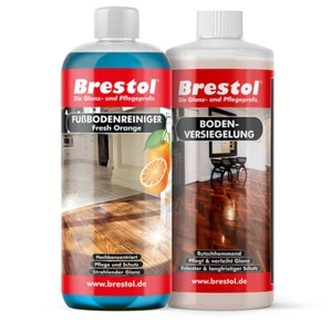BODENREINIGER Orangenfrische 1000 ml + BODENVERSIEGELUNG 1000 ml im SET - Bild 1 von 3