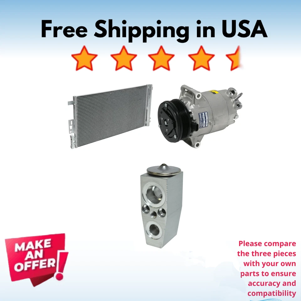 Kit Compresor A/C Fit Saturn Ion 2003-2005 Foto 1 de 4