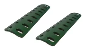Meccano by Exacto Formed Girder 9 holes - green, 25mm radius (part 270e) x 2 - Picture 1 of 1