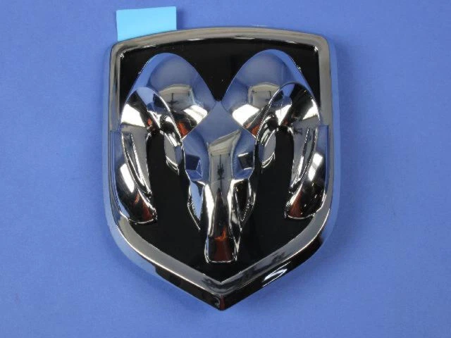 Dodge Ram 1500 2500 2006-2009 capó emblema parrilla cromo negro OEM MOPAR NUEVO Foto 1 de 1