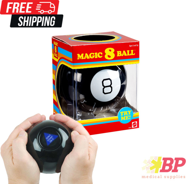 new MAGIC 8 BALL full Size classic billiard pool desk toy black by Mattel  30188