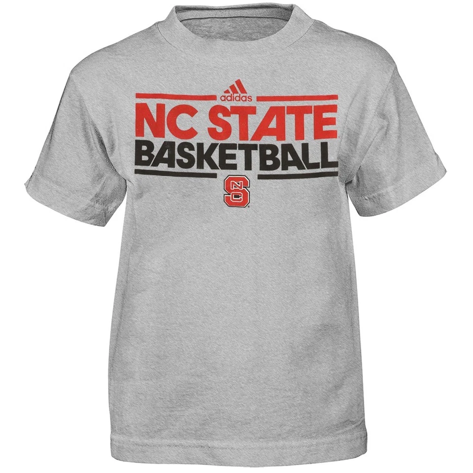 NC State Wolfpack Adidas NCAA Toddler Grey "On-Court Practice" T-Shirt - Image 1 of 1