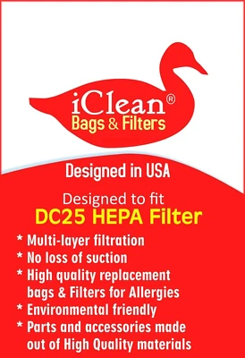 Dyson DC25 HEPA Post Filter By iClean Vacuums - Image 1 of 3