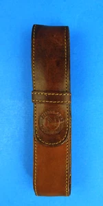 Nikolai Piquadro Single Fountain Pen Leather Case Holder Pouch Italy - Picture 1 of 18