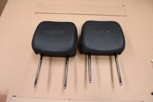 Porsche Macan 95B GTS Reposacabezas Cuero Delantero Negro Asientos Delanteros - Imagen 1 de 5