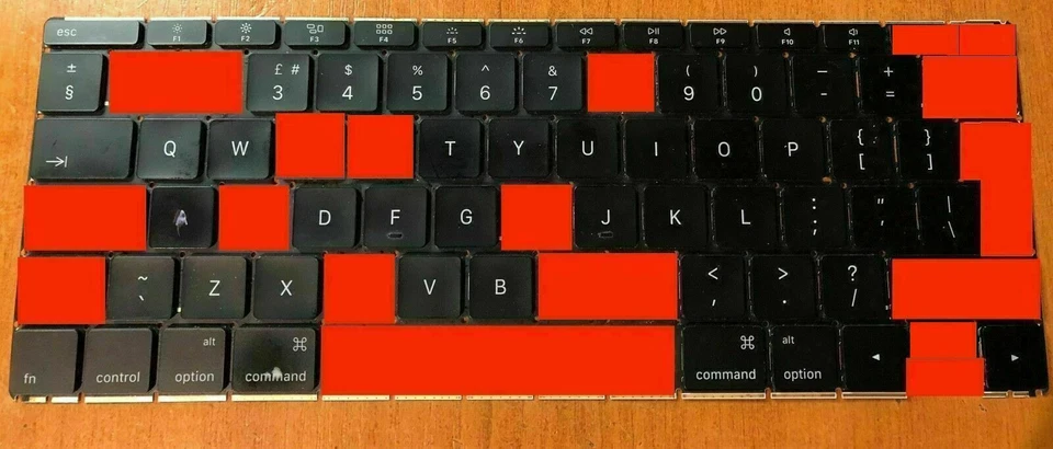 Apple Macbook 12'' A1534 2015 2016 single keyboard key replacement parts - Image 1 of 1