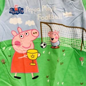 Peppa Pig Cartoon 3Y 4Y T-shirt Play Football Soccer Sleeve Cotton Baby Bluey