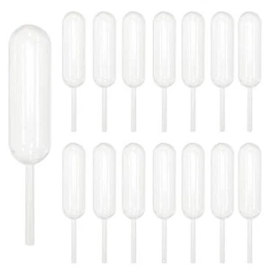 100 Pcs 4ml Disposable Plastic Transfer Cupcake Pipettes Mini Squeezer Dropper - Picture 1 of 7