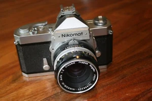Nikon Nikkormat FTn 35mm SLR film camera w 50mm F2 Nikkor H tested Early Nikomat - Picture 1 of 6