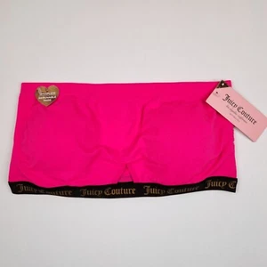 Juicy Couture Trägerloser Bandeau BH Rosa M Herausnehmbare Polster Y2K - Bild 1 von 6