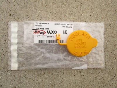 SE ADAPTA A: 99 - 19 SUBARU FORESTER RADIADOR REFRIGERANTE DEPÓSITO TAPA OEM NUEVO Foto 1 de 3