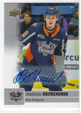 VLADISLAV KOLYACHONOK 2019-20 UPPER DECK CHL HOCKEY AUTO