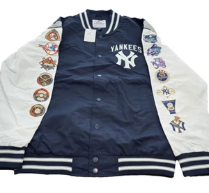 G III Carl Banks NY Yankees Complete Game Commemorative Jacket Navy/White XL - Picture 1 of 12