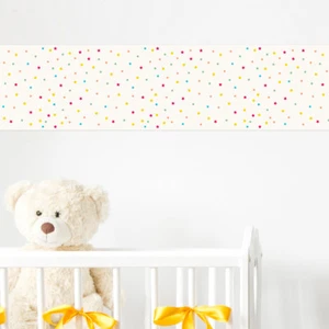 Wandkings Bordüre "Sterne" selbstklebend Kinderzimmer Küche Mädchen Flur Zimmer - Bild 1 von 3