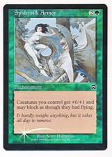 MTG - Mercadian Masques - Spidersilk Armor - Foil x1 1x