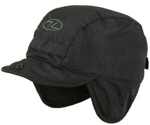 WATERPROOF BREATHABLE MOUNTAIN HAT mens black hiking outdoor hat fleece inner 
