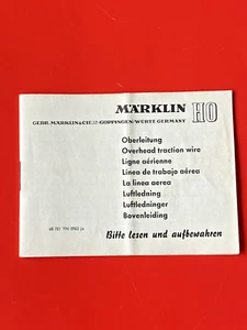 Märklin ho ---- GUÍA - INSTRUCCIONES --- H/21 - Imagen 1 de 2