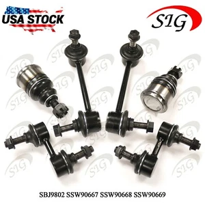 Kit de 6 piezas de rótula inferior de enlace de barra estabilizadora delantera y trasera Honda CR-V 1997-2001 - Imagen 1 de 8