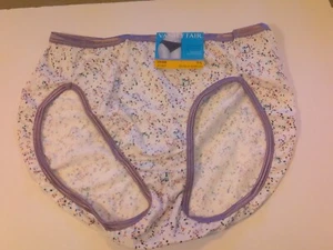 VTG Vanity Fair Multi Illumination Hi-Cut Silky Stretch Nylon Panties 7/L 16345 - Picture 1 of 3
