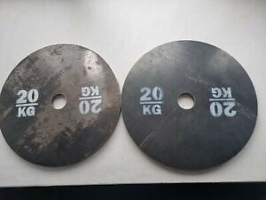 2 x 20kg olympic 2inch weights cheap delivery