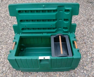 Caja de Yeso, Kunststofftruhe, Cajón Viajes, Herramientas, Verde, Hecho En USA - Imagen 1 de 4